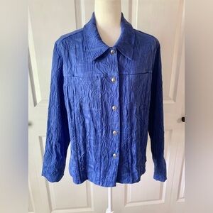 Jacket kaktus blazer woman’s size xlarge blue